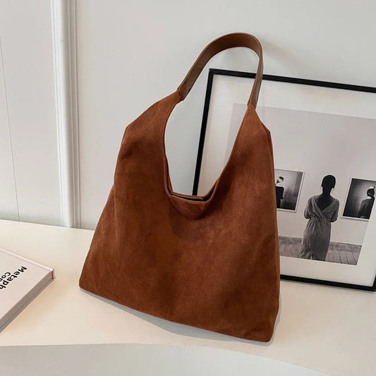 Lucia™ | Suède Tote Bag